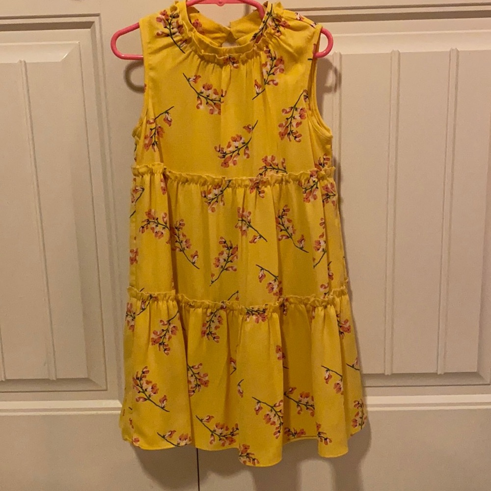 GB Girls yellow floral dress